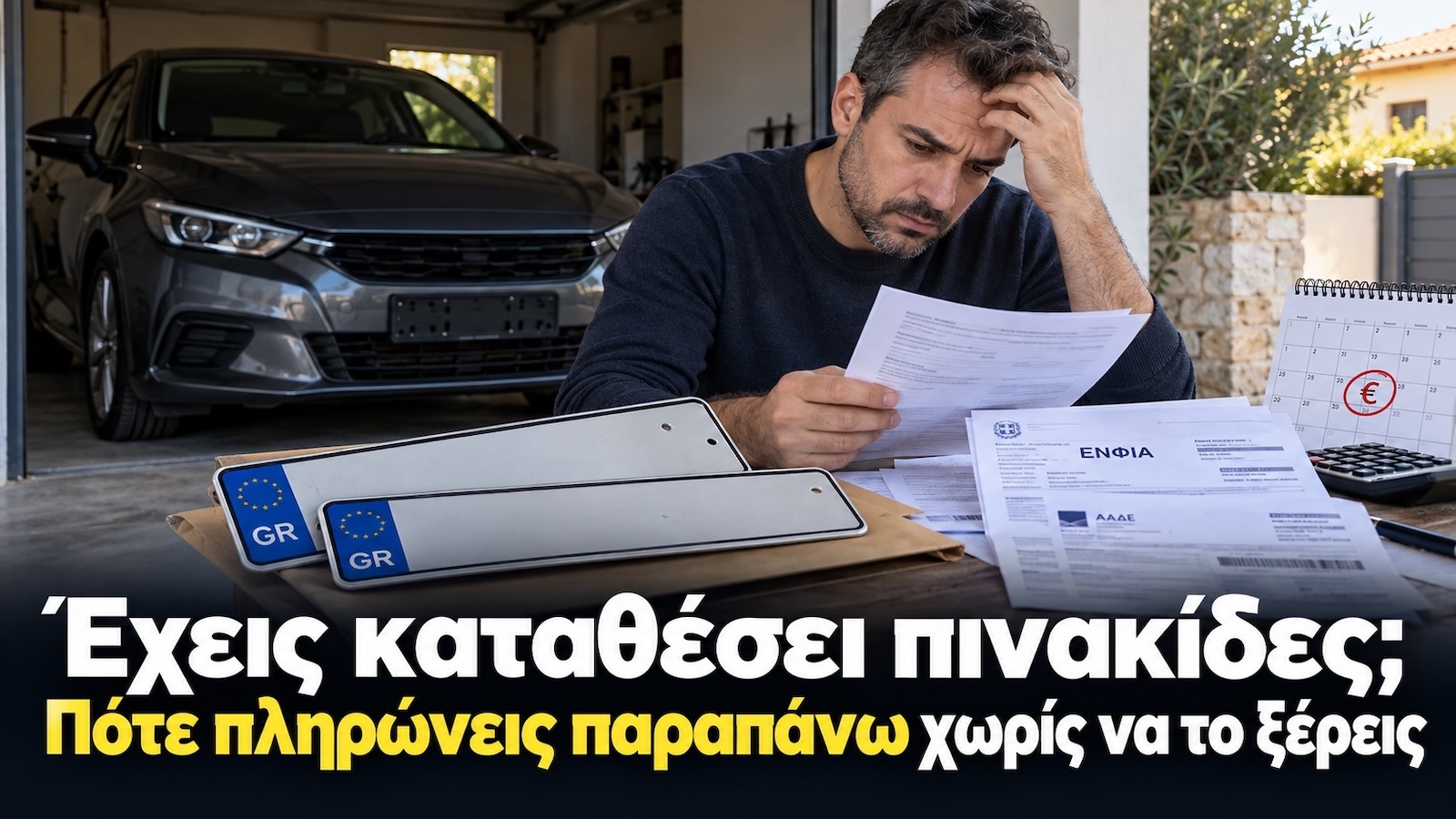 Έχεις καταθέσει πινακίδες; Πότε πληρώνεις παραπάνω χωρίς να το ξέρεις Έχεις καταθέσει πινακίδες; Πότε πληρώνεις παραπάνω χωρίς να το ξέρεις